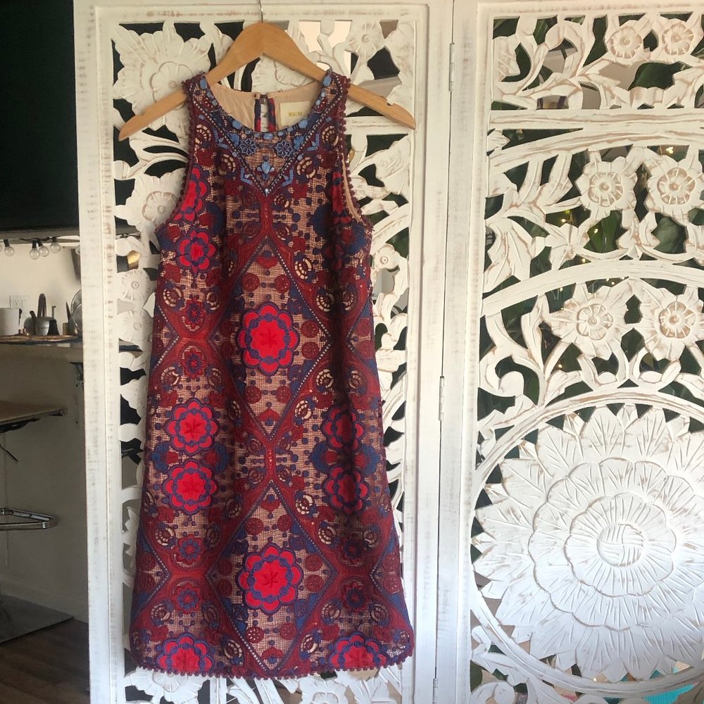 Knee length shift dress